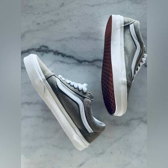 Vans Shoes - Vans Unisex Old Skool Heiq Eco Boost Beige and White Sneakers